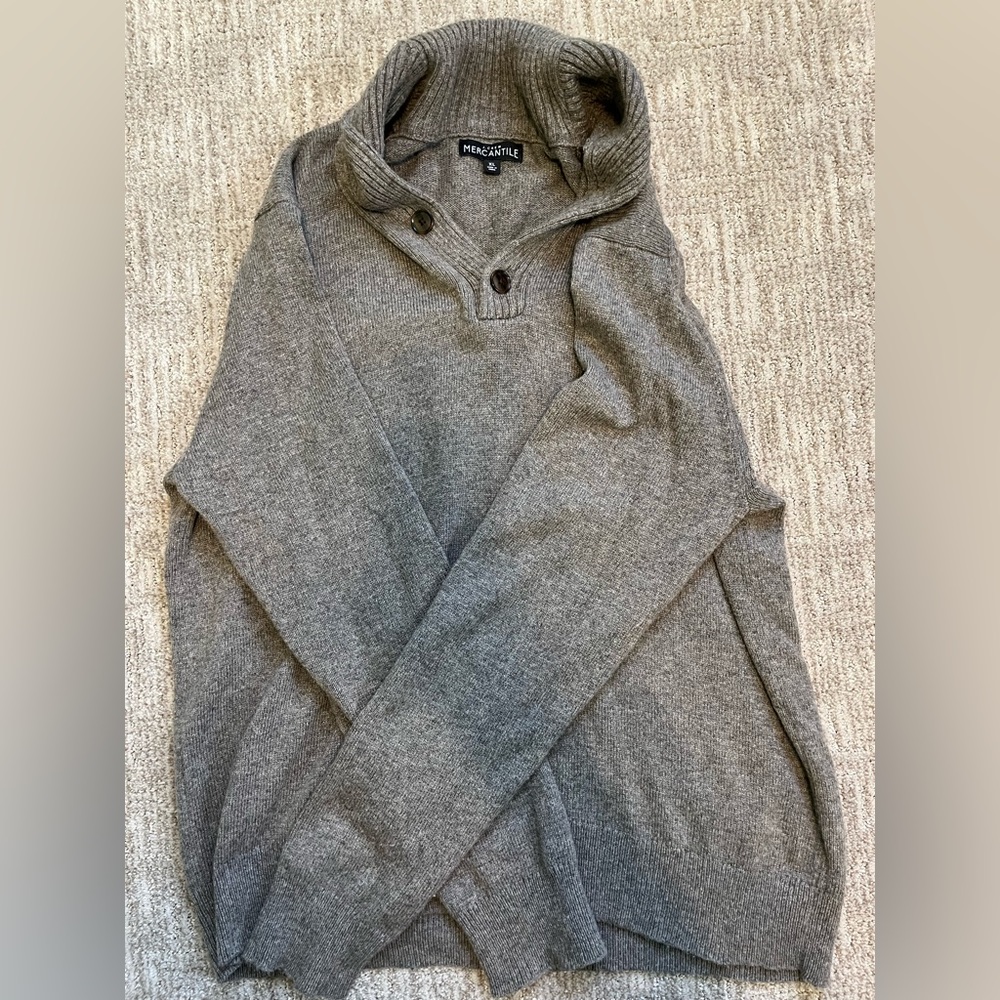 Men’s J. Crew Mercantile Grey Sweater